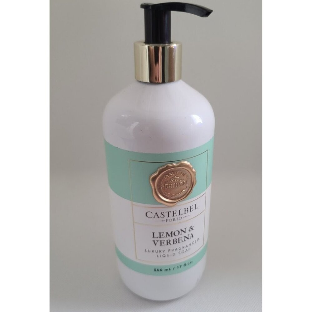 Castelbel Lemon & Verbena Luxury Liquid Soap Hand Wash 17 fl oz NEW